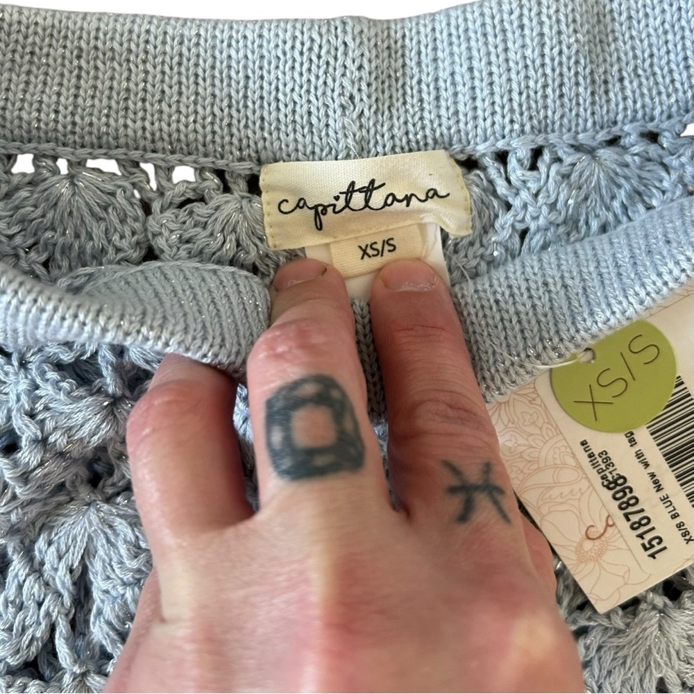 Capittana April Crochet Cover Up Pants - Picture 8 of 9